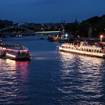 Paris | Seine | Blick von der Pont d'Léna