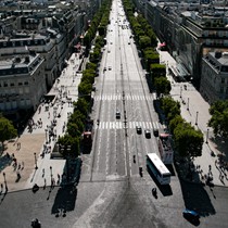 Paris | Champs Élysées | Blick vom Arc de Triomphe