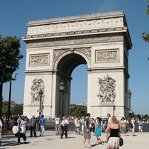 Paris | Arc de Triomphe | Blick vom Place Charle-de-Gaulle
