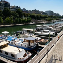 Paris | Nebenarm der Seine an der Place de la Bastille