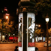 Paris | Champs Élysées | bei Nacht