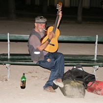 Paris | "Musiker" auf der Champs Elysées